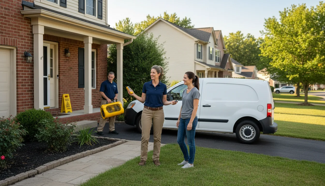 Water restoration image for Dehumidification And Cleanup Services in Patrick, SC